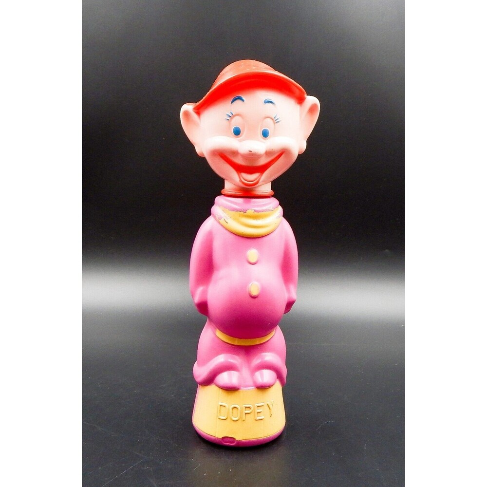 Soaky Bubble Bath Bottle Dopey Snow White Seven Dwarfs Walt Disney